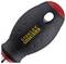 Black and red handle of a tool with the inscription 'STANLEY FATMAX'.<br><br>Note: The translation is already in British English and requires no changes.