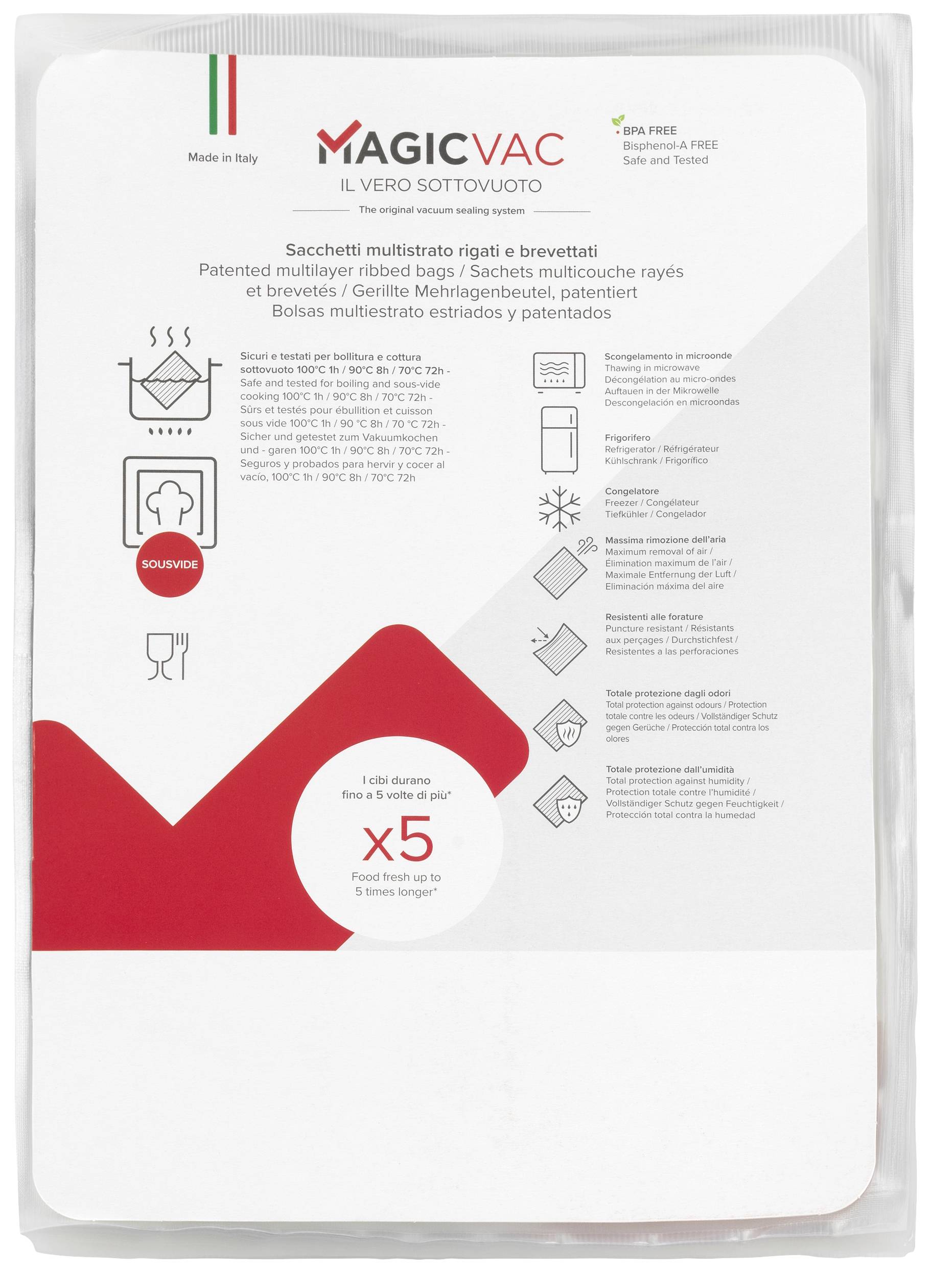 Magic Vac ACO1129 Vacuum seal bag (W x H) 25 cm x 35 cm