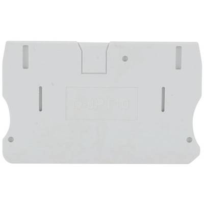 A white plastic mounting bracket with slots and holes, possibly for installing or securing a device. Label reads: 'D-JPT10'.