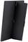 Black, slender case with ASUS logo on the upper edge.