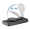 A wireless charger with an adjustable stand shows an angle adjustment range of 30 to 80 degrees.