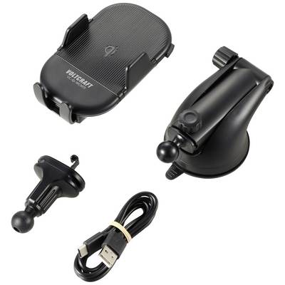 A mobile phone holder set comprises a suction cup mount, an air vent clip, and a USB cable, suitable for vehicle installations.