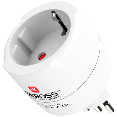 Image of Skross 1.500272 Travel adapter Country Adapter Europe to Siss+Italy+Brazil