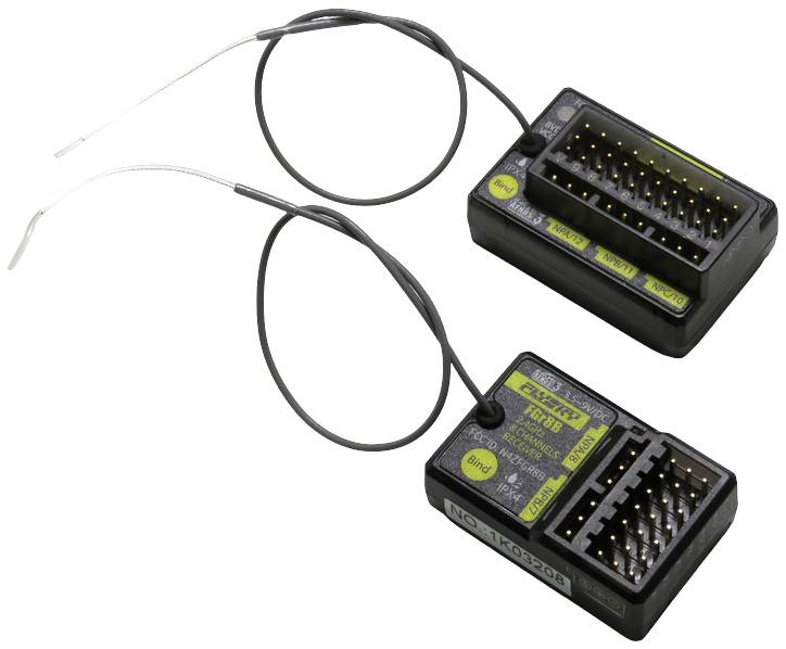 Two electronic connector components with multiple pins and wires, used for control or monitoring in technical devices.