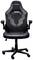 A black, ergonomic office chair with armrests and a high backrest. Ideal for gaming or long periods of sitting.
