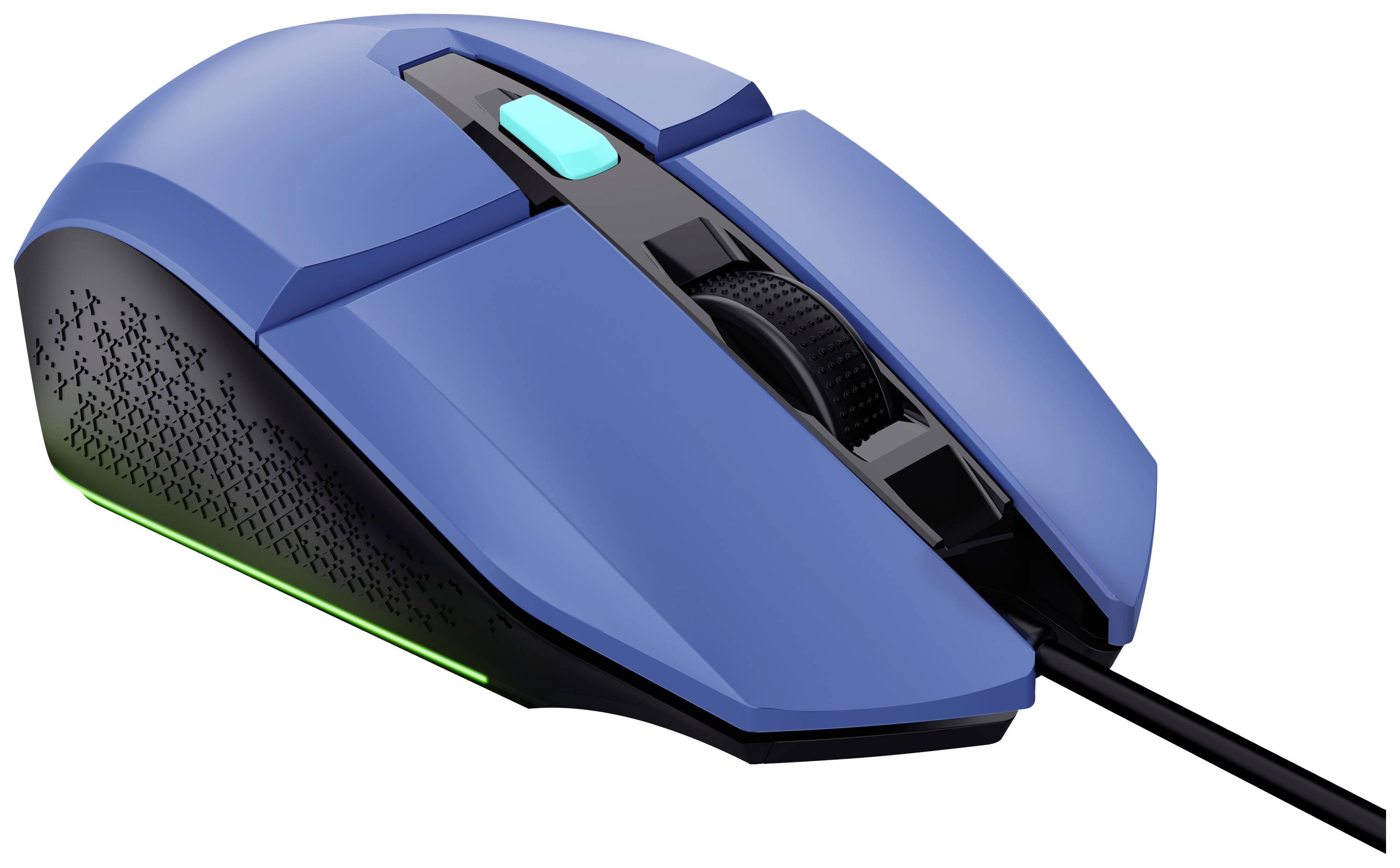 Trust GXT109B FELOX Gaming mouse Corded Optical Blue 6 Buttons 6400 dpi Backlit