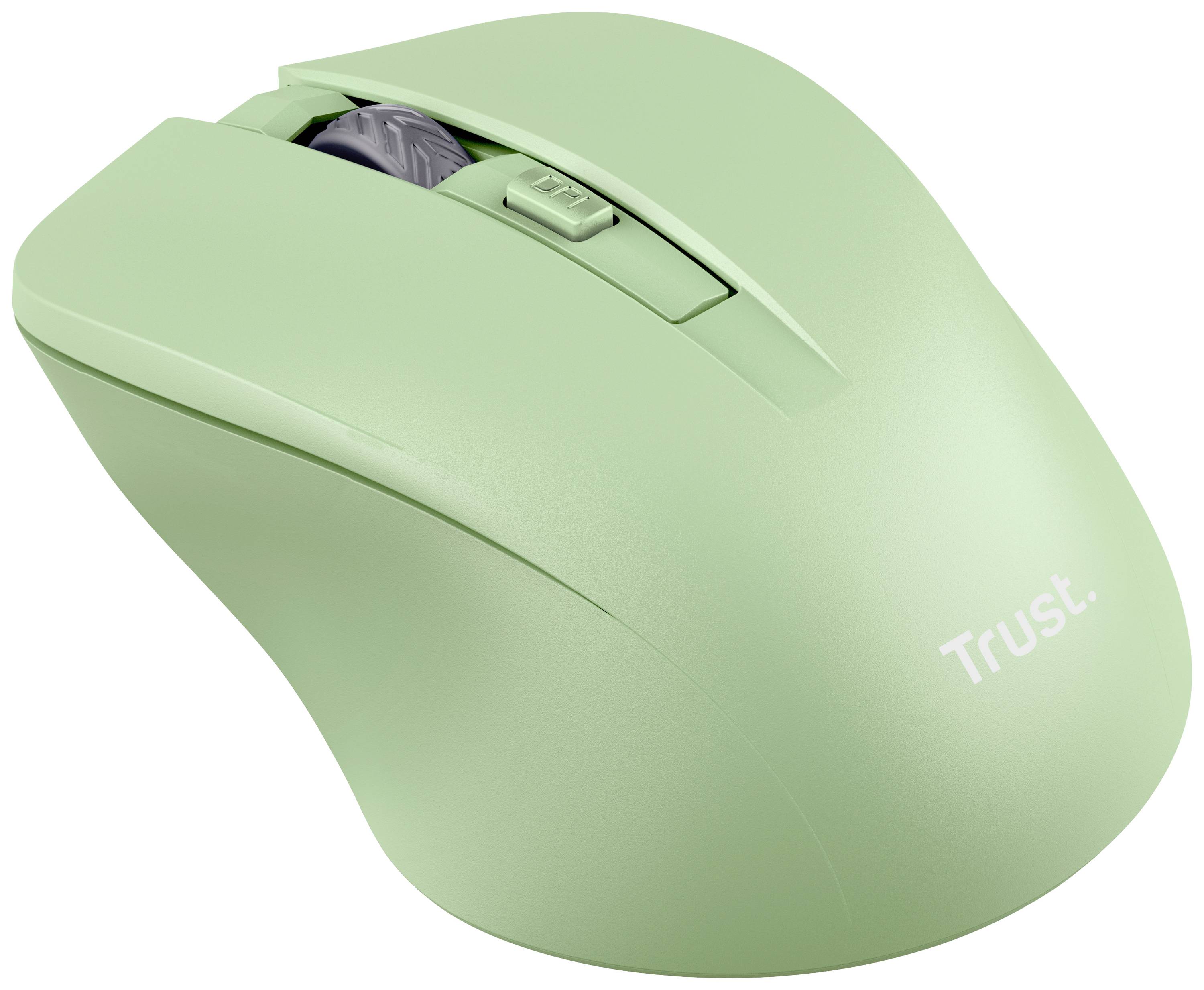 Trust MYDO SILENT Mouse Radio Optical Green 4 Buttons 1800 dpi