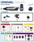 'Dremel 8240 Set: Includes a Dremel 12V3Ah, charger, 3 attachments (577, 576, 550) and 45 accessories for cutting, polishing and more.'