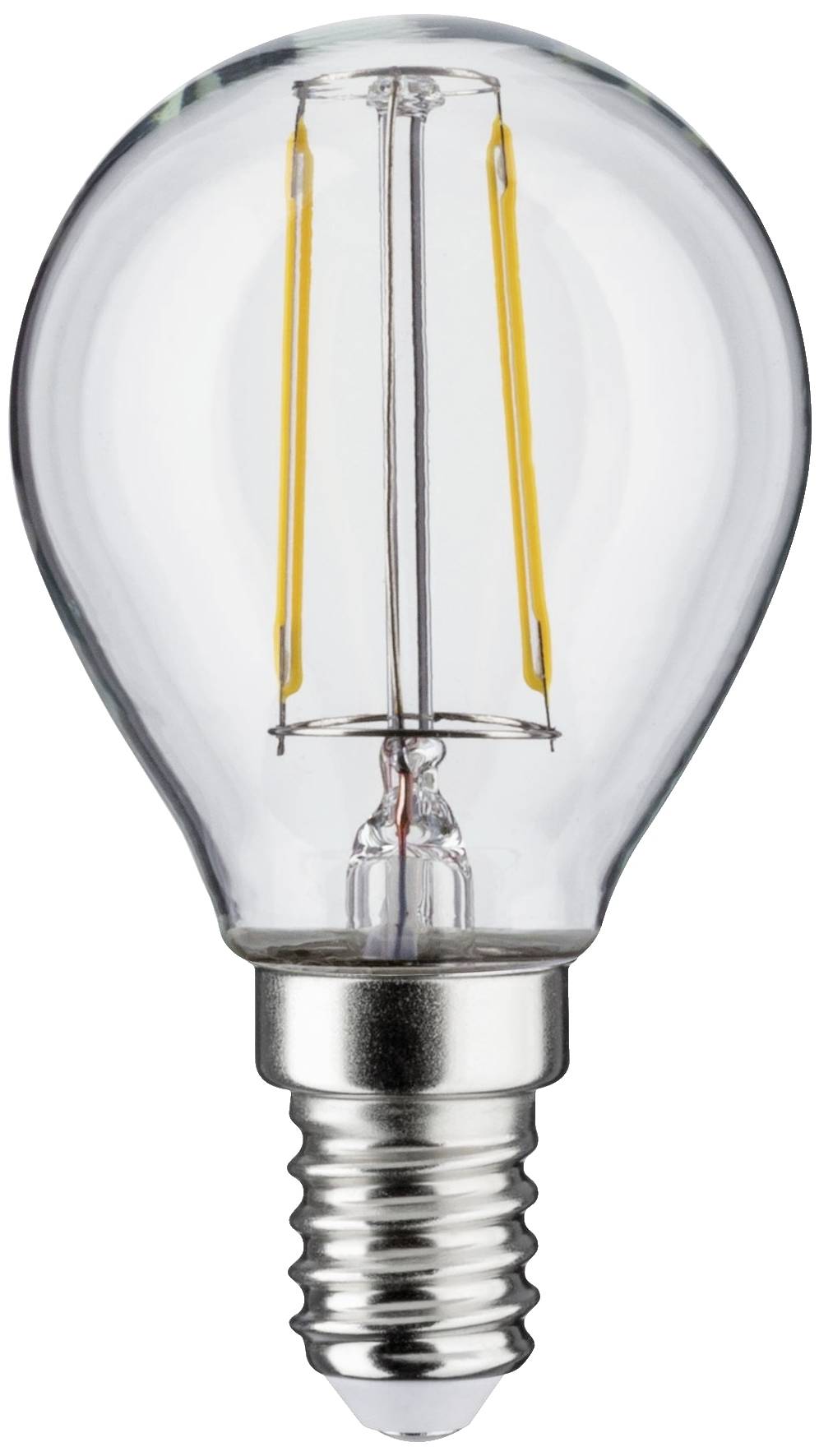 Filament light bulb with E27 Edison screw base, suitable for energy-saving purposes.