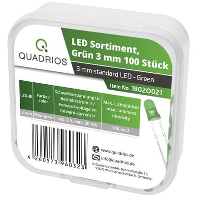 Buy Quadrios LED set Green 20 mA 2.0 V