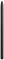 A black digital stylus with a button on the side, used for touchscreens or graphics tablets.