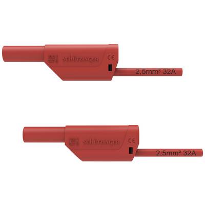 Two red cable plugs marked '1000V CAT III' and '2.5mm² 32A', suitable for electrical applications.