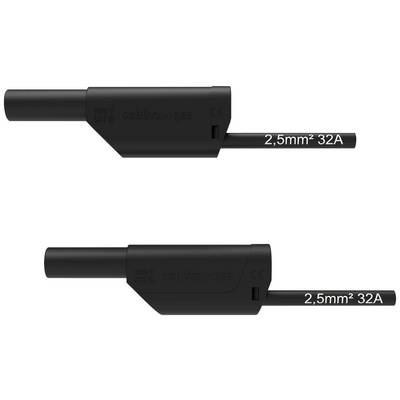 Two black electrical connectors, one above the other, both with the inscription '2.5mm² 32A' on the cable.