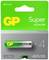 Packaging for four AA Super Alkaline Batteries by the brand 'GP'. Packaging emphasises eco-friendly usage and 50% more power.