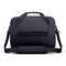 A black laptop bag with a carry handle and detachable shoulder strap. It has a simple, modern design.
