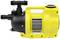'Yellow Kärcher water pump with black connection. Suitable for garden irrigation and domestic use. Compact and robust design.'