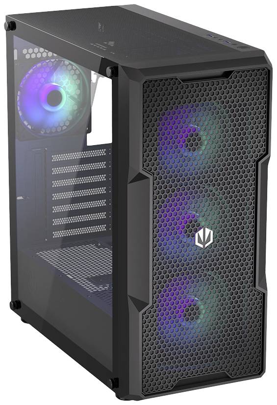 endorfy Regnum 400 ARGB Midi tower PC casing Black 4 built-in LED fans, Window, Dust filter-27