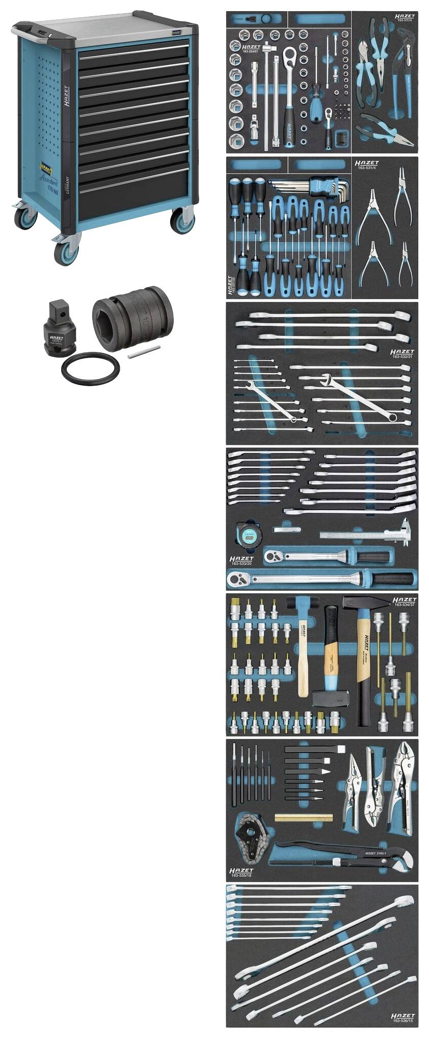 Hazet 0-179NX/206 Tool kit