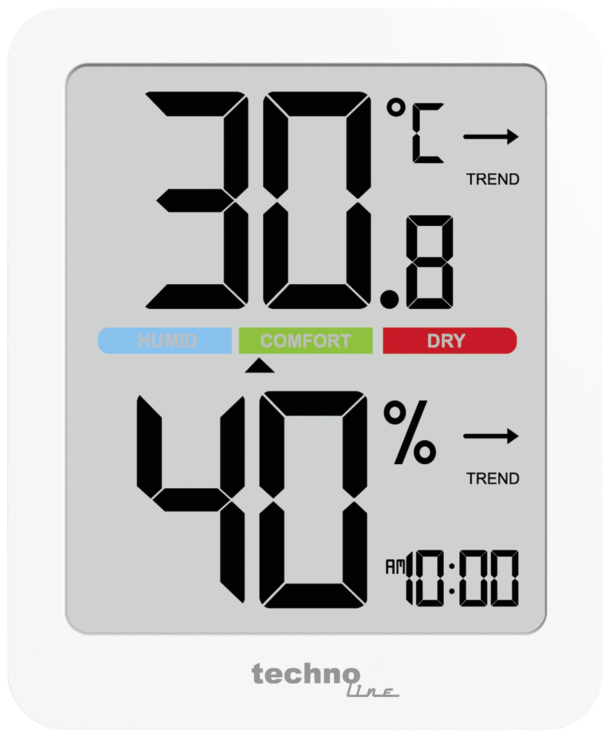 Techno Line WS 9456 Thermo-hygrometer White WS9456