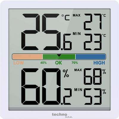 Techno Line Thermo-Hygrostation Thermo-hygrometer WS9472-0
