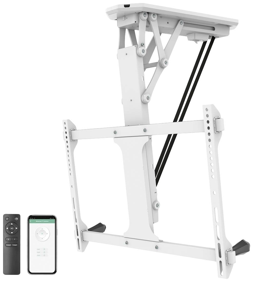 My Wall HL44MWL TV ceiling mount Remote control, Tiltable 81,3 cm (32) - 177,8 cm (70) Roof suspension bracket, App-controlled, Motorised, Motorised, Tiltable,