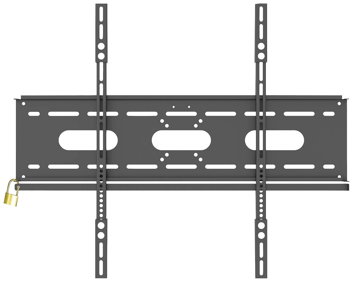 My Wall HP6-4SL TV wall mount Theft protection, Built-in level 106,7 cm (42) - 254,0 cm (100) Rigid