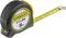 A Stanley Tylon tape measure with a yellow scale and black casing, extended to approximately 1 metre, shows centimetre and millimetre markings.