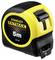 Stanley Fatmax Tape Measure, 5 metres long, with yellow and black casing and silver clip.