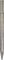 Silver chisel with a tapered point and grooved head, primarily manufactured from metal. Suitable for construction work.
