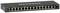 Netgear network switch with 16 Ethernet ports, all ports fully operational. Device for connecting multiple network devices.
