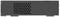 A black box with ventilation holes on the front, likely an electronic device such as a receiver or router.