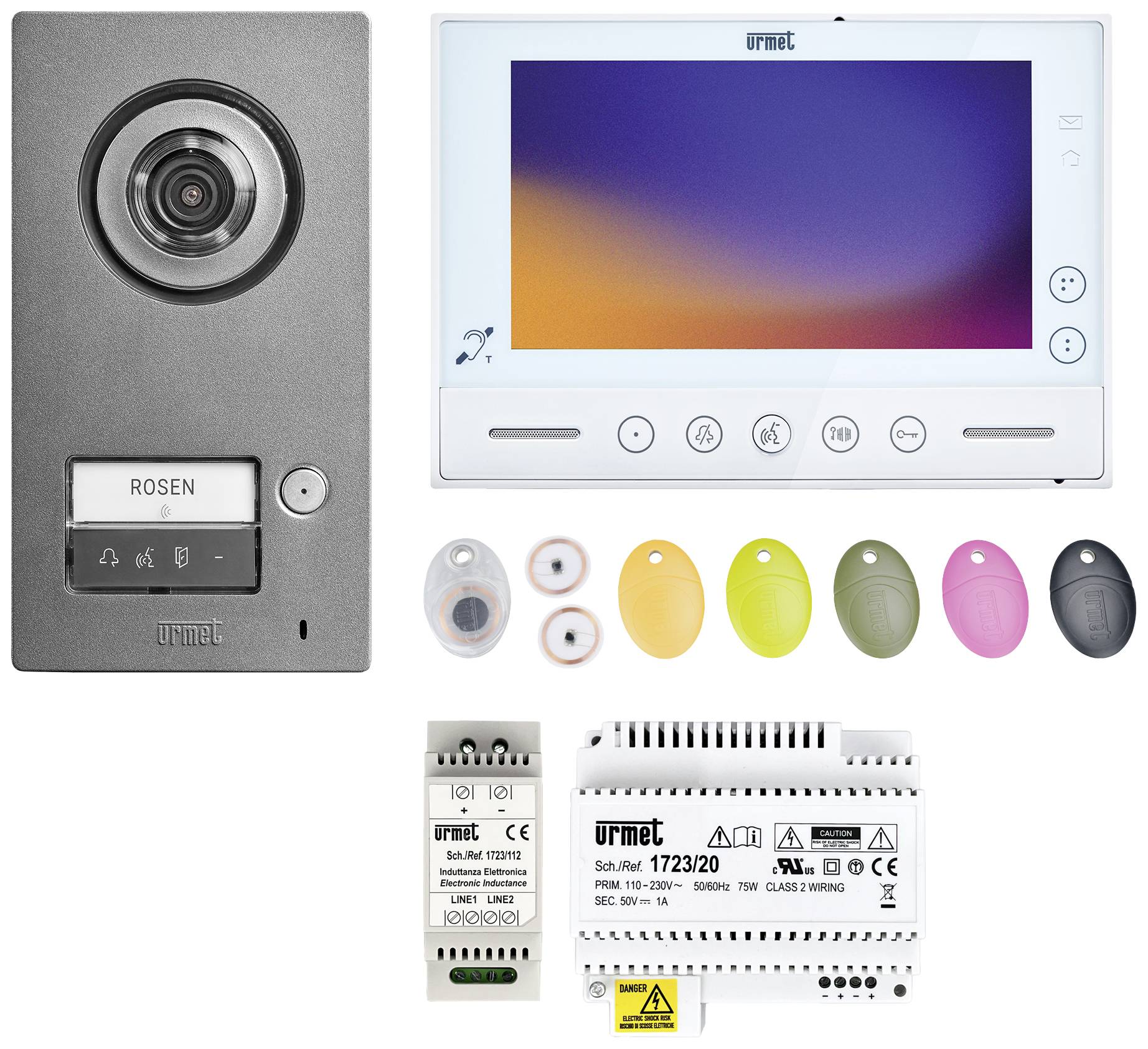 Urmet SET 1723/95 Video door intercom Complete kit