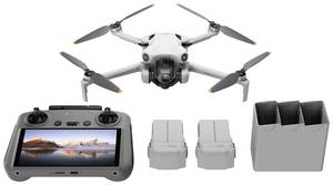 DJI Mini 4 Pro Fly More Combo (DJI RC 2) Incl. Smart Controller Quadcopter RtF Camera drone Light grey (matt)