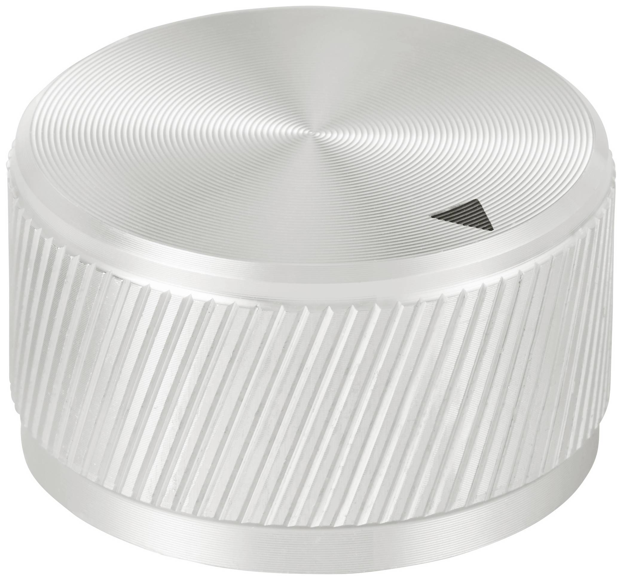 TRU COMPONENTS TC-11613820 Control knob + marking Silver (Ø x H) 30 mm x 17 mm Aluminium 1 pc(s)