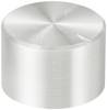 TRU COMPONENTS TC-11613836 Control knob + marking Silver (Ø x H) 20 mm x 13 mm Aluminium, Plastic 1 pc(s)