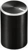 TRU COMPONENTS TC-11613896 Control knob + marking Black (Ø x H) 10 mm x 15 mm Aluminium, Plastic 1 pc(s)