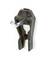 Black metal wall hook with a silver hook. Suitable for hanging various items on the wall.