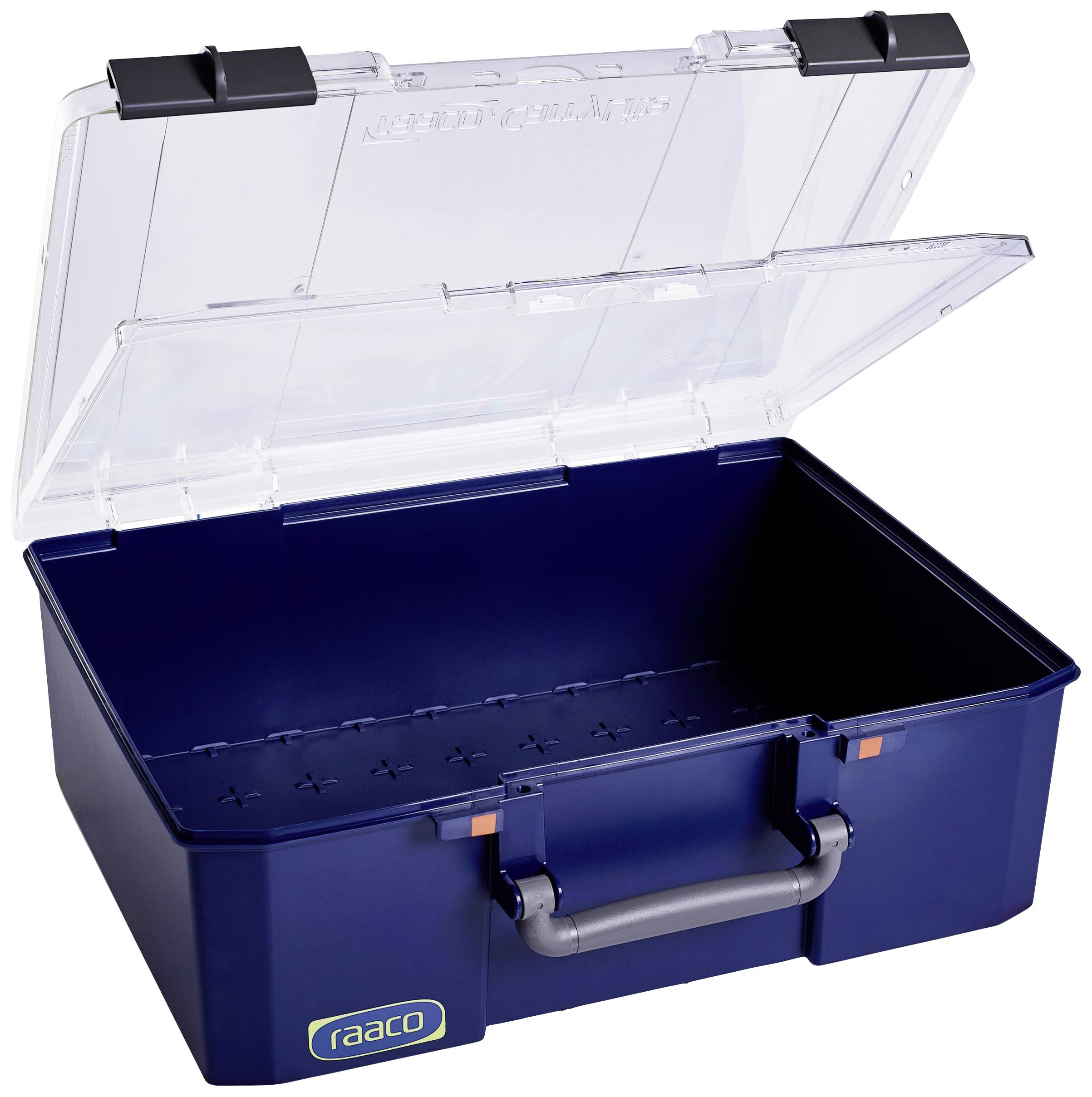 raaco 147255 Small parts container CarryLite 150 5x10-0/DL (W x H x D) 413 x 148 x 330 mm Blue 1 pc(s)