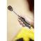 A hand is holding a ratchet spanner with a black and yellow handle emblazoned with 'FatMax'. Blurred yellow tools are visible in the background.