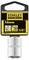 'STANLEY Fatmax 12mm Hexagon Socket, 1/4" Drive, Easy Grip.'<br>Key feature: ergonomic design for improved grip.