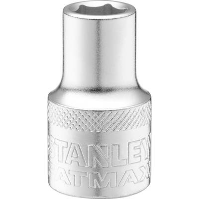 A silver socket adaptor with the inscription 'STANLEY FATMAX'.