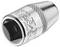 Metallic socket with 'STANLEY FATMAX' engraved. It has a knurled surface for better grip.