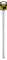 Image of a Stanley square extension tool, 1/2 inch, with a textured surface for improved grip.