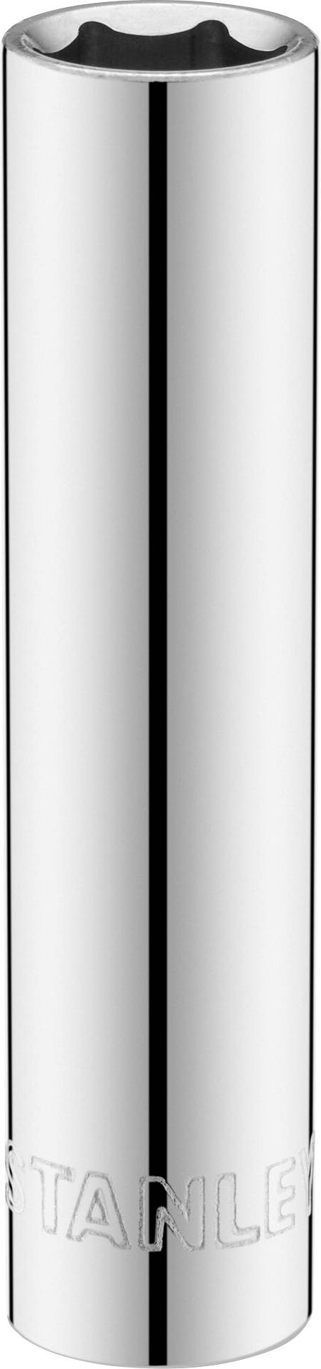 A silver-coloured attachment for a spanner with the inscription 'STANLEY' on the side.