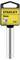Stanley 8mm Socket, 1/4 inch, 6-point profile, chrome-plated surface.