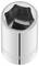 Hexagonal socket wrench with a metallic sheen, marked with 'Stanley', used for loosening or tightening screw heads.