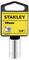 'Stanley' Socket Wrench, 10mm, 6-point, maximum torque, 1/4 inch drive. Packaging in Yellow and Black.