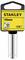A Stanley chrome vanadium socket wrench with 13 mm diameter, suitable for 1/4 inch drive, 6-point maximised torque.