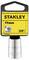 11mm Stanley hexagonal socket, yellow packaging with black logo, 3/8-inch drive, Maxi-Drive technology.