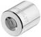A chrome-plated six-sided socket from Stanley for ratchets. It shows a square internal drive and the stamped marking '12'.
